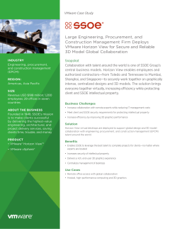 SSOE Group - Case Study: VMware, Inc.
