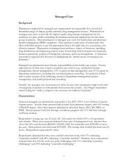 Managed Care - American Pharmacists Association