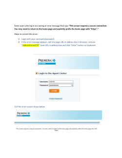 Some users who log in are seeing an error message that says &ldquo;This