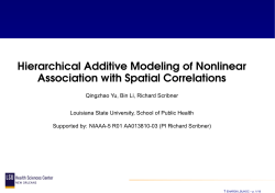Hierarchical Additive Modeling of Nonlinear Association