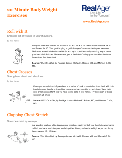 20-Minute Body Weight Exercises