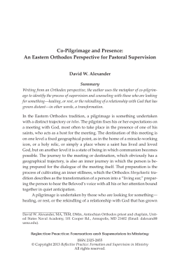 Co-Pilgrimage and Presence: An Eastern Orthodox Perspective for