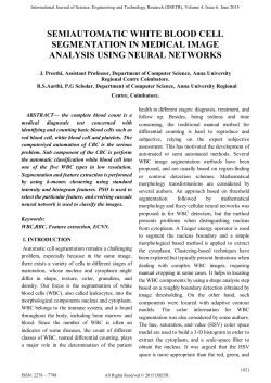 semiautomatic white blood cell segmentation in medical image