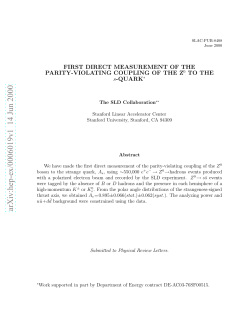 First Direct Measurement of the Parity