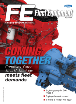 Fleet Equipment Profile Article