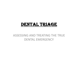dental triage