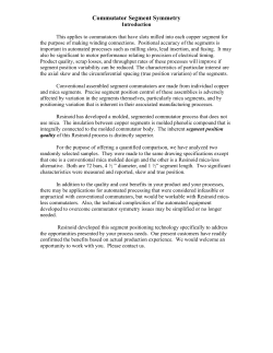 Commutator Segment Symmetry