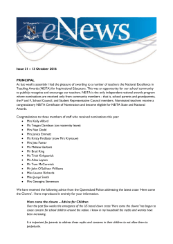 eNews Issue 31 2016 - St Margaret`s Anglican Girls School