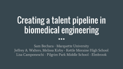 Creating a talent pipeline in biomedical engineering