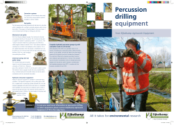 Percussion drilling equipment