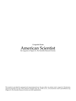 article - American Scientist