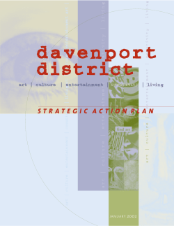Spokane Davenport District Strategic Action Plan