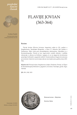 flavije jovian (363-364) - Udruženje banaka Srbije