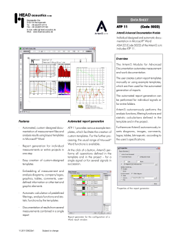 ATP 11 - HEAD acoustics