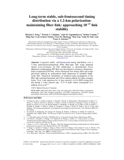 Long-term stable, sub-femtosecond timing distribution via a 1.2