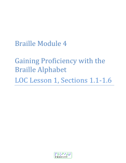 Braille Module 4