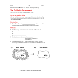 Cells and Heredity Worksheets