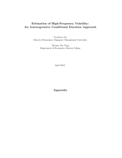 Estimation of High-Frequency Volatility: An Autoregressive