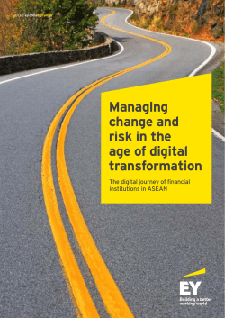 Managing change and risk in the age of digital transformation