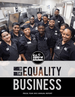annual report  - DC Central Kitchen