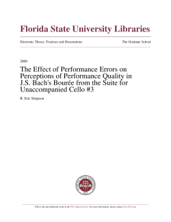 The Effect of Performance Errors on Perceptions of