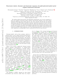 Structural, elastic, thermal, and electronic response of small