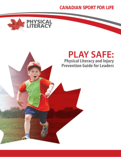 Physical Literacy and Injury Prevention