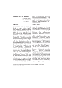 "HALOPHILES, INDUSTRIAL APPLICATIONS". In Encyclopedia of