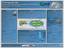 Nitrogen Oxide Fixation for the Remediation of Coal