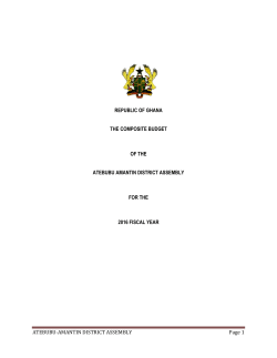 ATEBUBU-AMANTIN DISTRICT ASSEMBLY Page 1 REPUBLIC OF