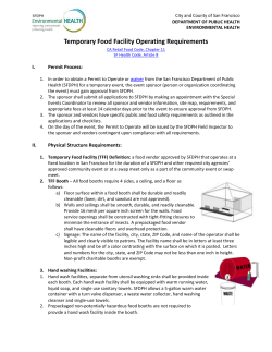 OPERATIONAL GUIDELINES FOR MOBILE FOOD FACILITIES (MFF)