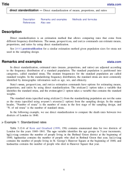 Description Remarks and examples