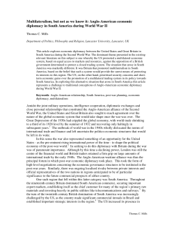 Multilateralism, but not as we know it: Anglo