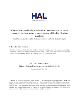 Spectralon spatial depolarization: towards an intrinsic