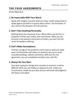 the four agreements