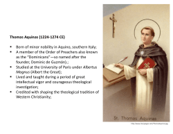 Unit 2 PRESENTATION3 Aquinas