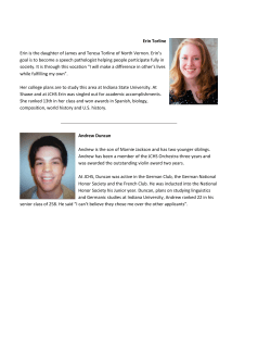 Erin Torline Erin is the daughter of James and Teresa Torline of