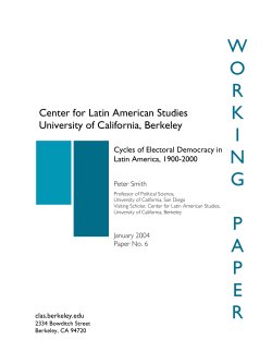 Cycles of Electoral Democracy in Latin America