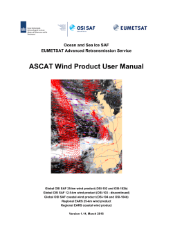 ASCAT Wind Product User Manual