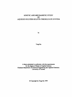 OF AQUEOUS SULFIDE-SULFITE