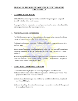 Arts - WAEC Ghana