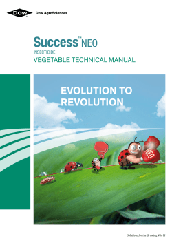 Success* NEO Insecticide Vegetable Technical
