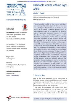 Habitable worlds with no signs of life