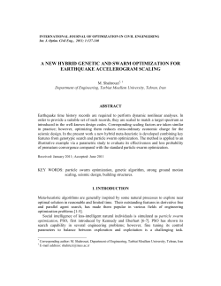 a new hybrid genetic and swarm optimization for earthquake