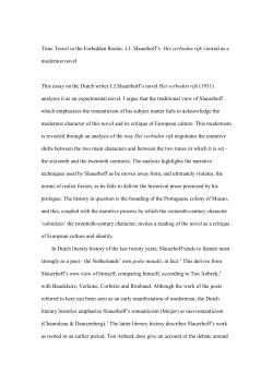 Time Travel in the Forbidden Realm. JJ