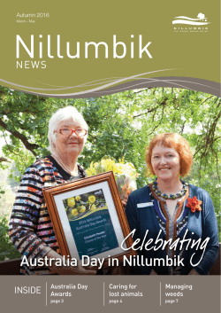 Australia Day in Nillumbik