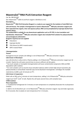MaestroZolTM RNA PLUS Extraction Reagent
