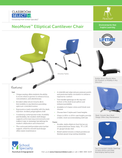 NeoMove Elliptical Cantilever Chair