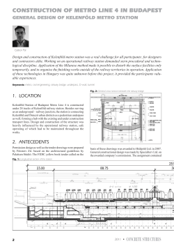 Construction of metro line 4 in Budapest