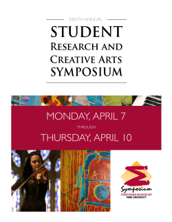 2014 Symposium Program